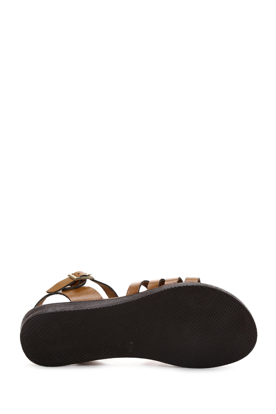 Women's Tan Ankle Strap Leather Bodrum Sandals