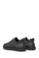 Geox Men's Grey Spherica Lace-Up Leather Sneakers | Derimod