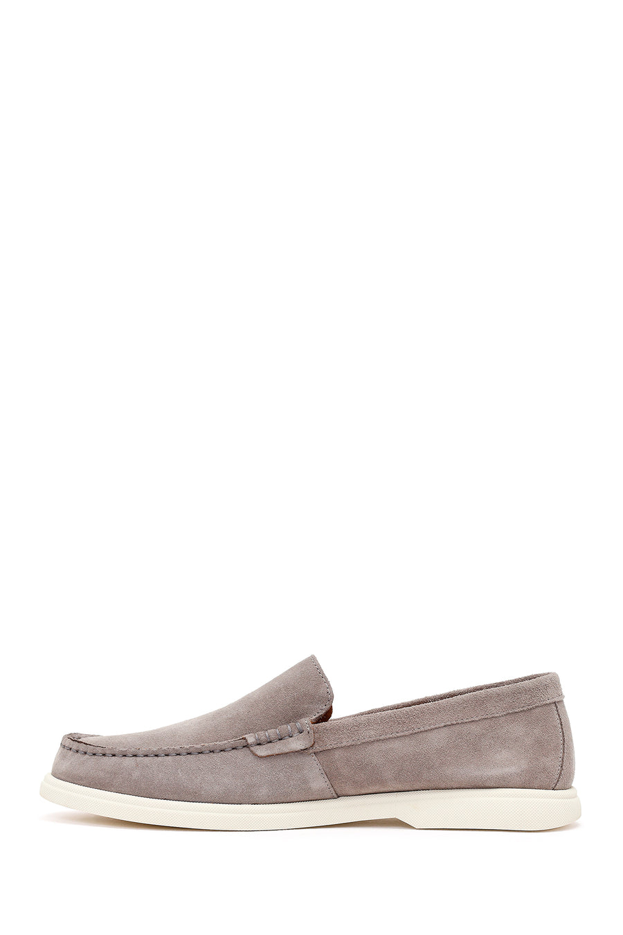 Male Grey Suede Loafer