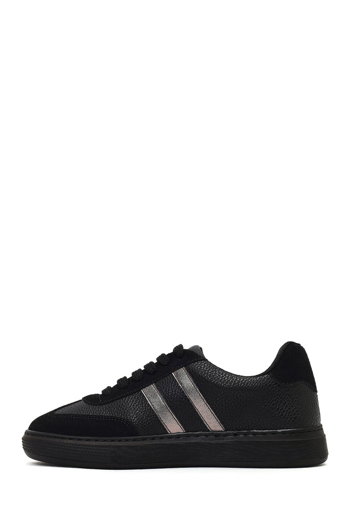 Kadın Siyah Bağcıklı Sneaker