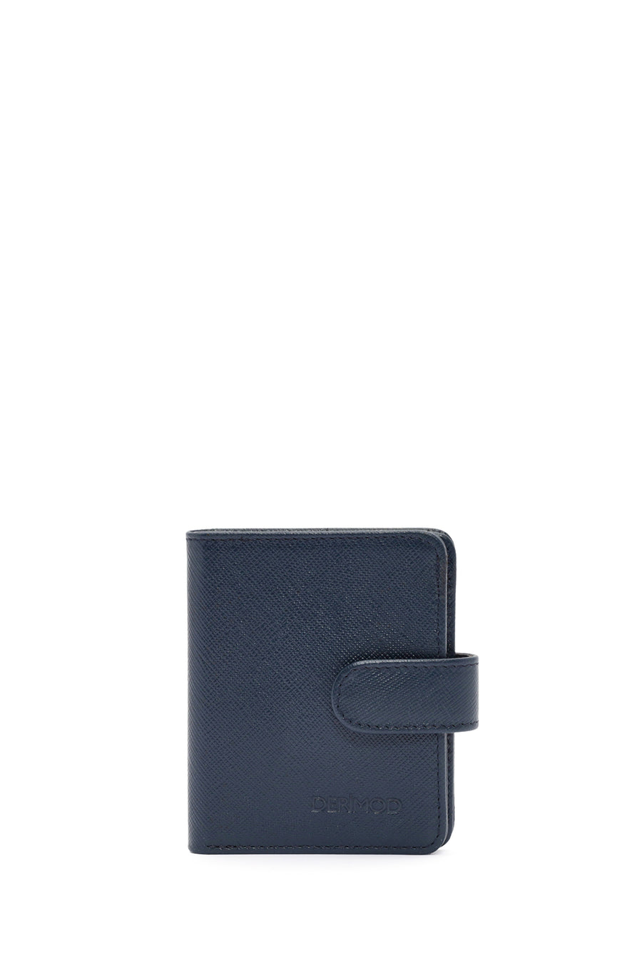 Men's Navy Blue Leather Card Holder 000A2D307526 | Derimod