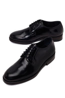 Male Black Lace-Up Leather Casual Shoes | Derimod