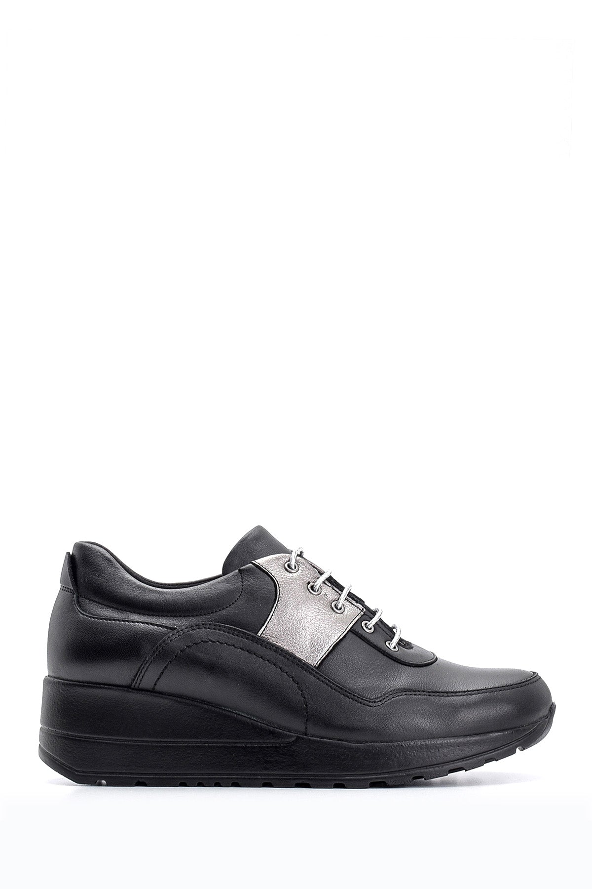 Women's Wedge Heeled Leather Shoes 19WFD287814 | Derimod