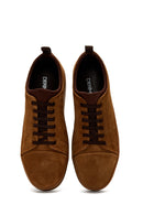Erkek Taba Süet Deri Sneaker | Derimod