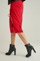 Buckle High Heeled Women's Boots | Derimod