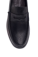 Men's Leather Printed Loafer | Derimod