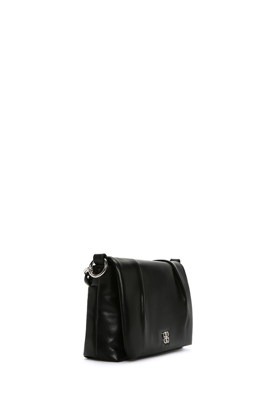 Women's Black Chain Strap Crossbody Bag