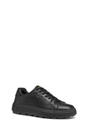 Geox Erkek Siyah U Spherıca Ecub-1.1 B Abx Bağcıklı Deri Sneaker | Derimod