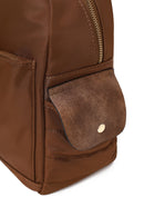 Woman Brown Fabric Backpack | Derimod
