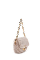 Women's Gray Plush Mini Crossbody Bag | Derimod