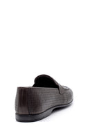Men's Leather Printed Loafer | Derimod