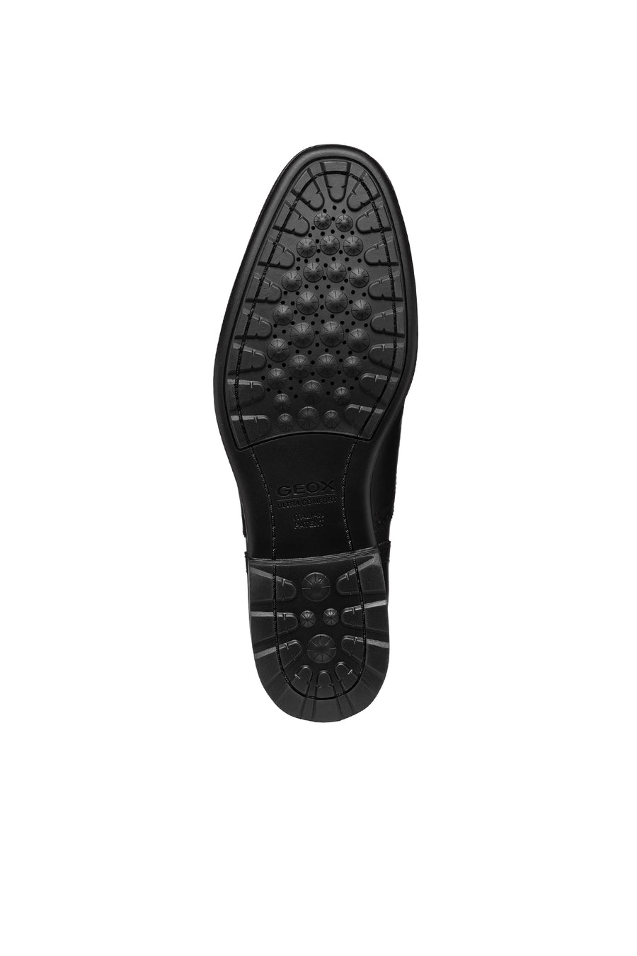 Geox Men's Black Walk Pleasure F Lace-Up Leather Casual Shoes