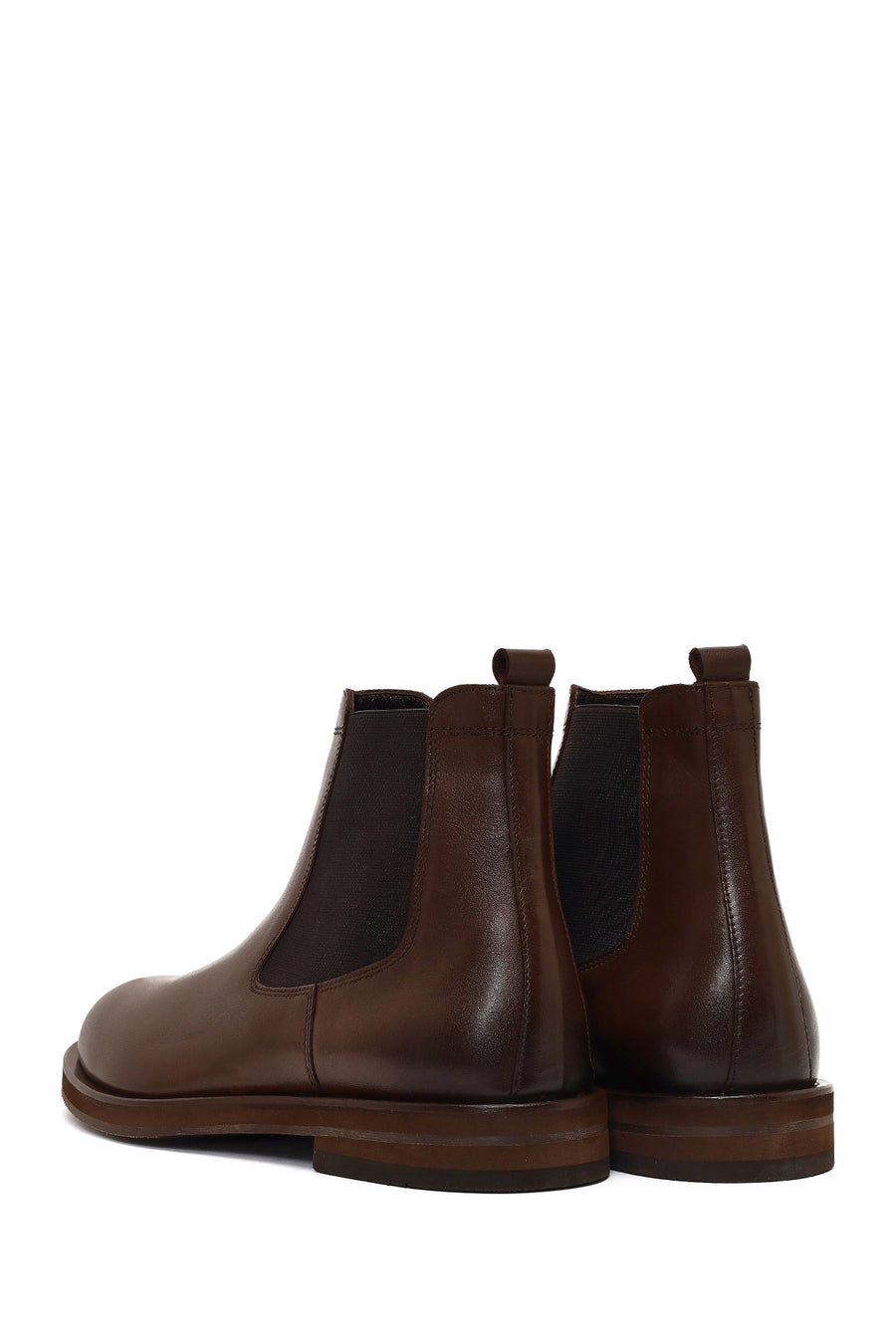 Men's Brown Leather Casual Chelsea Boot
