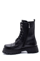 Women's Leather Pocket Detailed Boots | Derimod