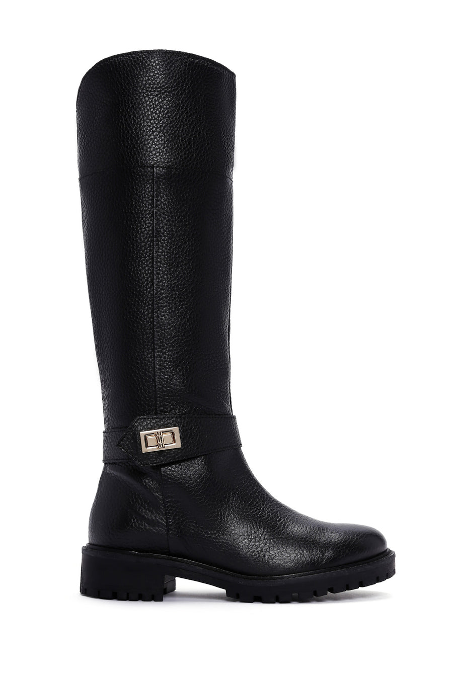 Geox Women's Black Zippered Leather Boots D36FTD00046C9999 | Derimod