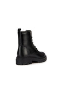 Geox Women's Black Iridea Leather Boots | Derimod