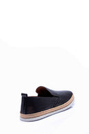 Men's Straw Sole Leather Loafer | Derimod