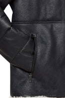 Zermatt Men's Black Teddy Coat | Derimod