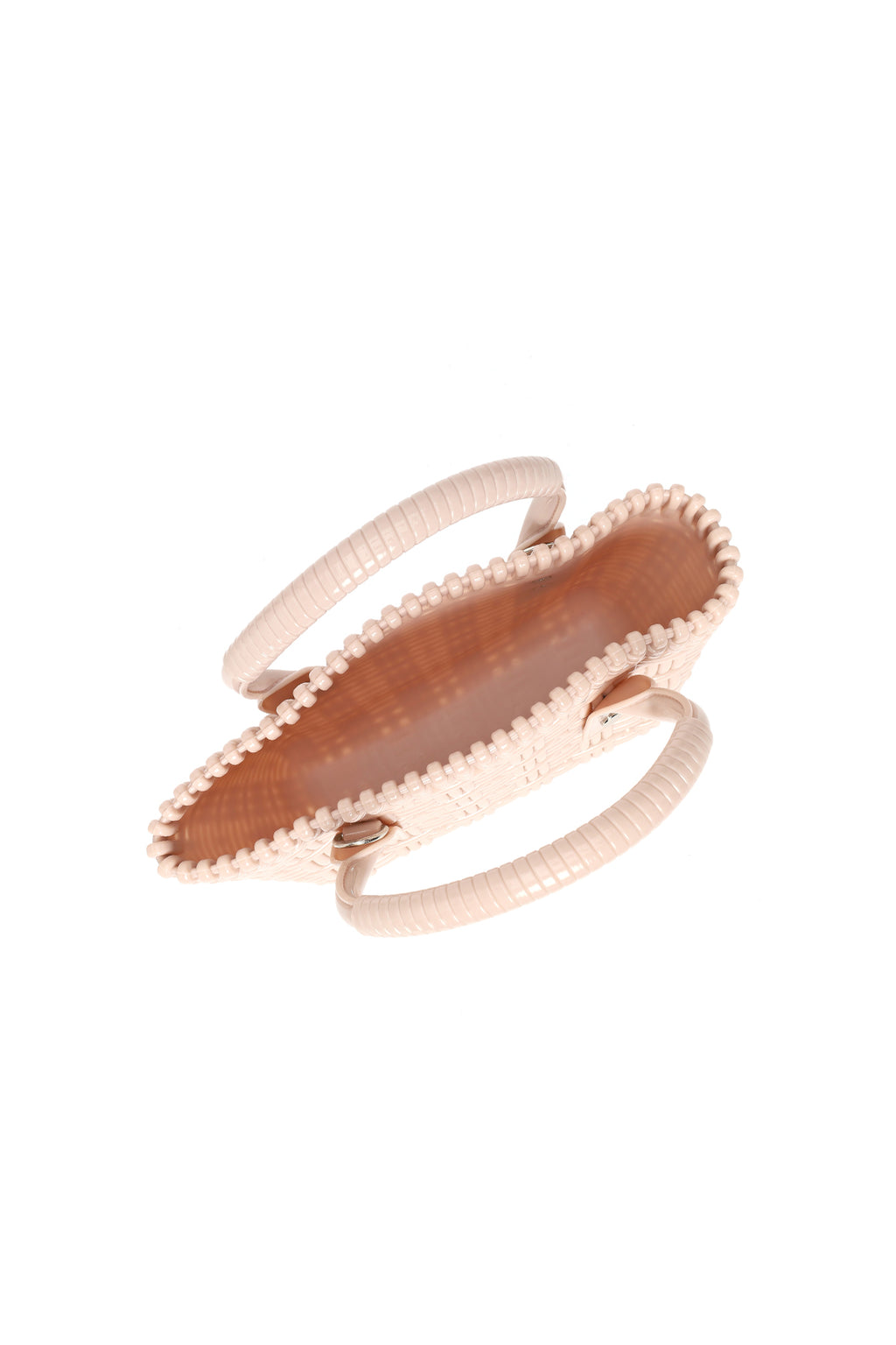 Kadın Bej Uzun Askılı Mini Jelly Kol Çantası