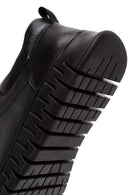 Men's Black Lace-Up Leather Casual Sneaker | Derimod