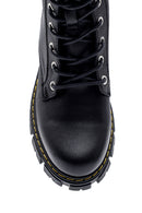 Women's Leather Zippered Boots | Derimod