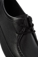 Male Black Lace-up Leather Casual Shoes | Derimod