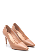 Women's Pink Leather Stiletto | Derimod