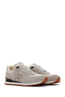 Hammer Jack Men's Beige Leather Sneaker | Derimod