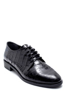 Women's Leather Crocodile Patterned Shoes | Derimod