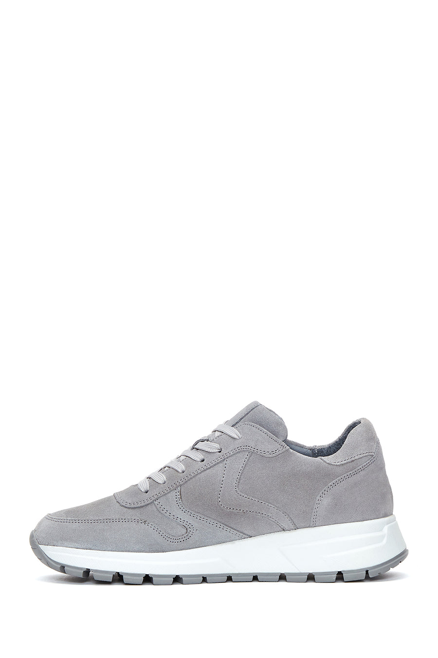 Women's Anthracite Suede Leather Sneaker
