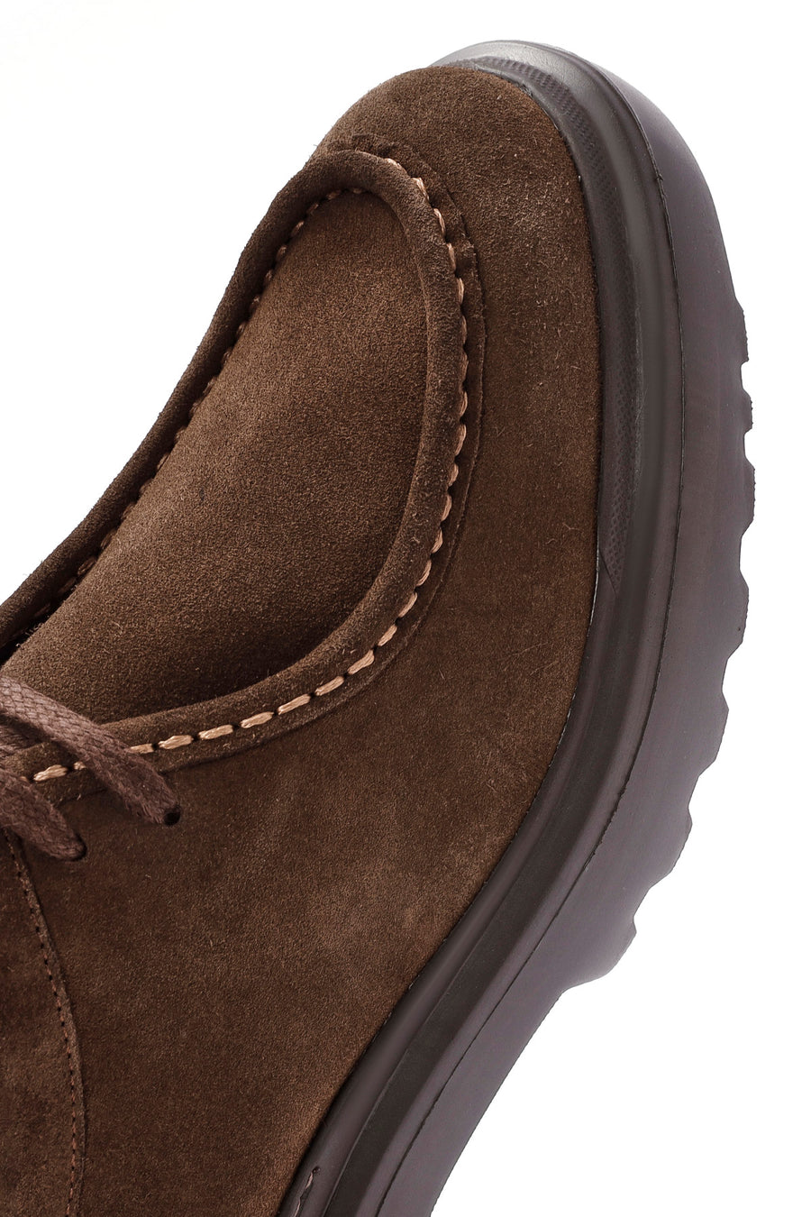 Male Brown Lace-up Suede Casual Shoes
