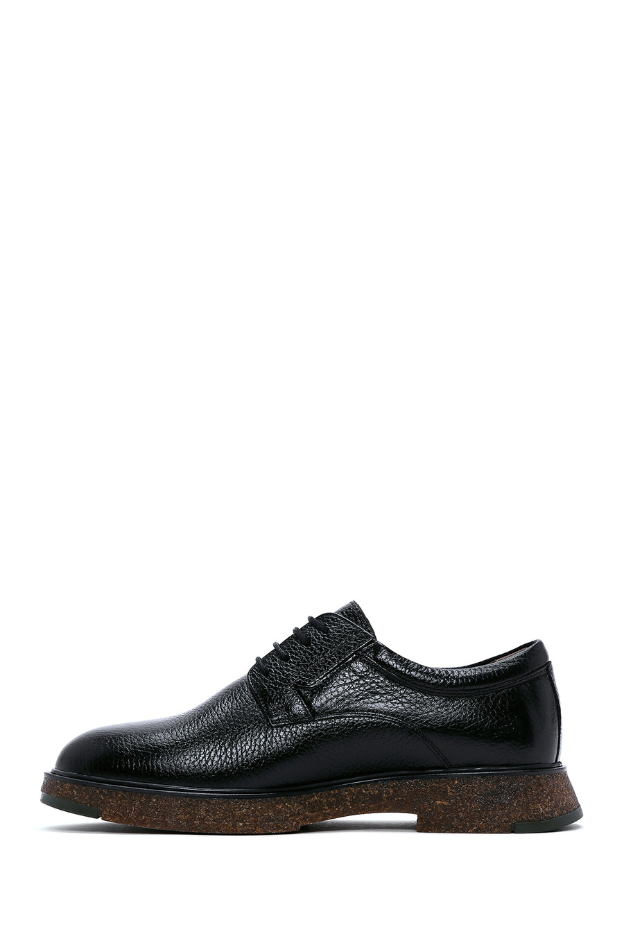Men's Black Leather Casual Shoes