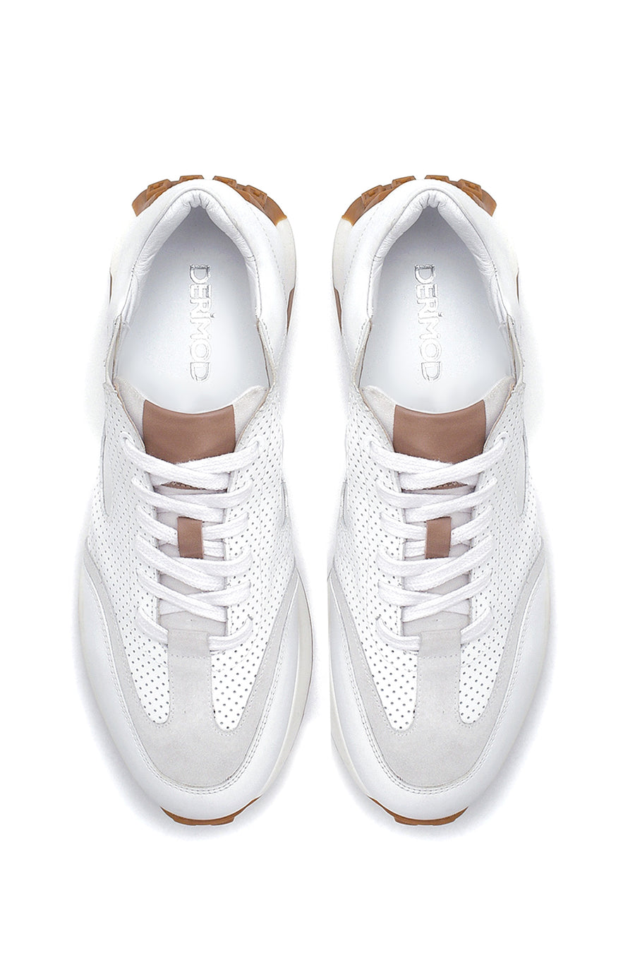 Erkek Deri Desenli Sneaker