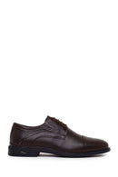 Male Brown Lace-up Leather Casual Shoes | Derimod