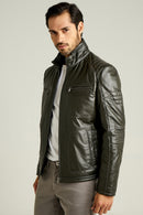 Bill Men's Green Coat | Derimod