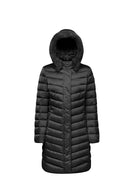 Geox Women's Black W Bettanie Hooded Long Coat | Derimod
