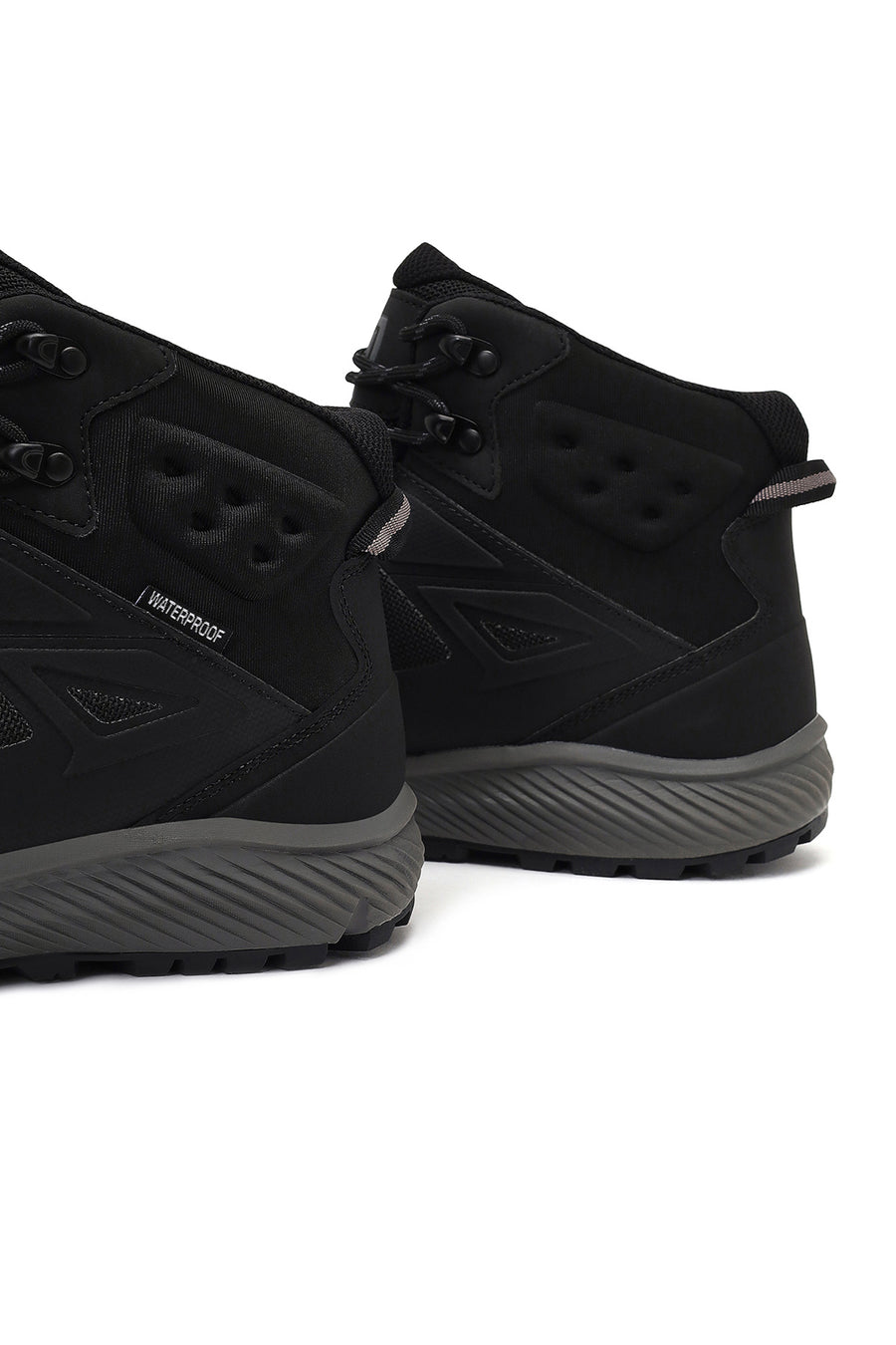 Derimod Dry Male Black Lace-Up Thick-Soled Outdoor Boots