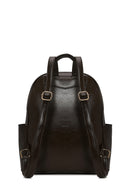 Woman Khaki Printed Casual Backpack | Derimod