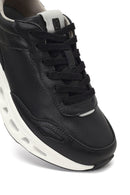 Derimod Studio Erkek Siyah Bağcıklı Kalın Tabanlı Sneaker | Derimod