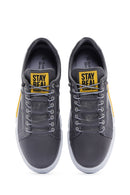 Hammer Jack Erkek Grı Toscana Deri Sneaker | Derimod
