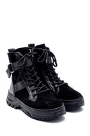 Women's Suede Leather Thick Soled Boots | Derimod