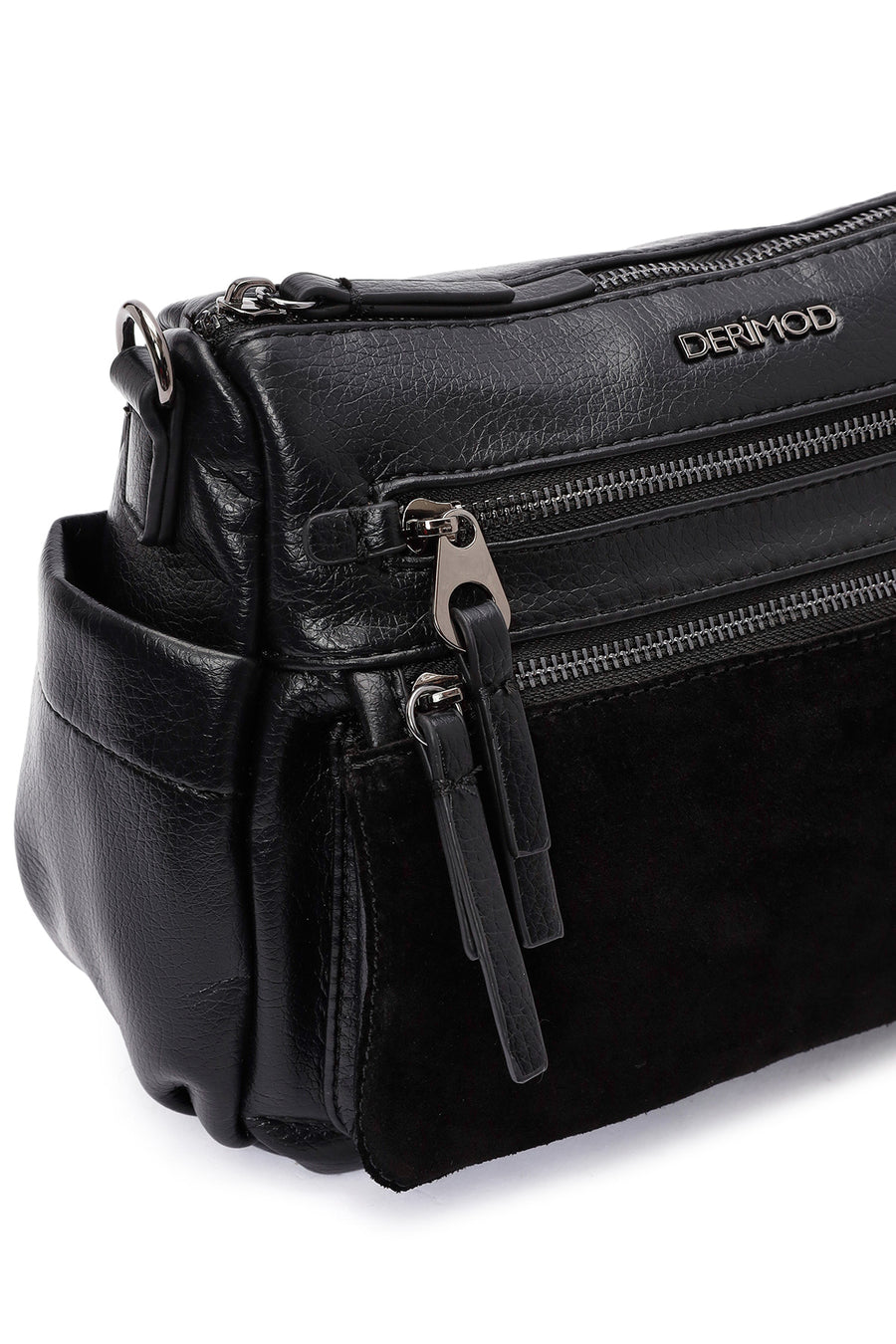 Women's Black Long Strap Crossbody Bag