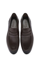 Men's Brown Leather Classic Loafer | Derimod