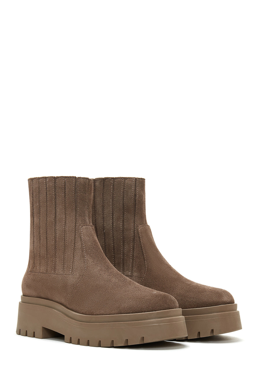 Kadın Süet Deri Chelsea Bot
