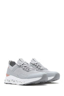 Derimod Zero Women's Grey Laced Fabric Sneakers | Derimod