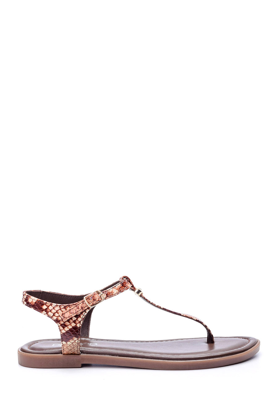 Kadın Kroko Desenli Sandalet 19SFD113040 | Derimod