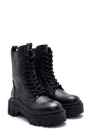 Women's Leather High Sole Boots | Derimod
