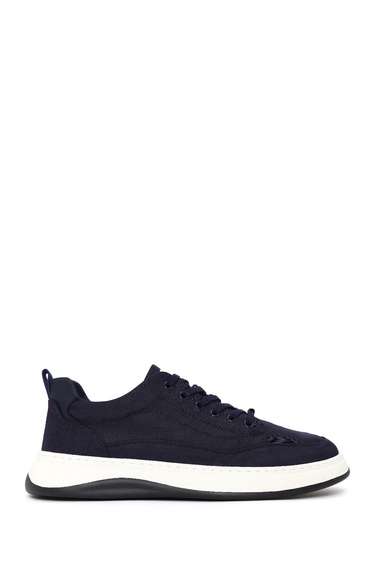 Erkek Lacivert Bağcıklı Kumaş Sneaker 26SFD62276F | Derimod