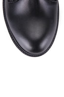 Women's Leather Boots with Chain | Derimod