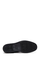 Men's Black Zippered Leather Casual Boots | Derimod